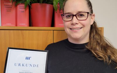 Fachanwältin für Sozialrecht – Jasmin Ralbofski erwirbt zweiten Fachanwaltstitel